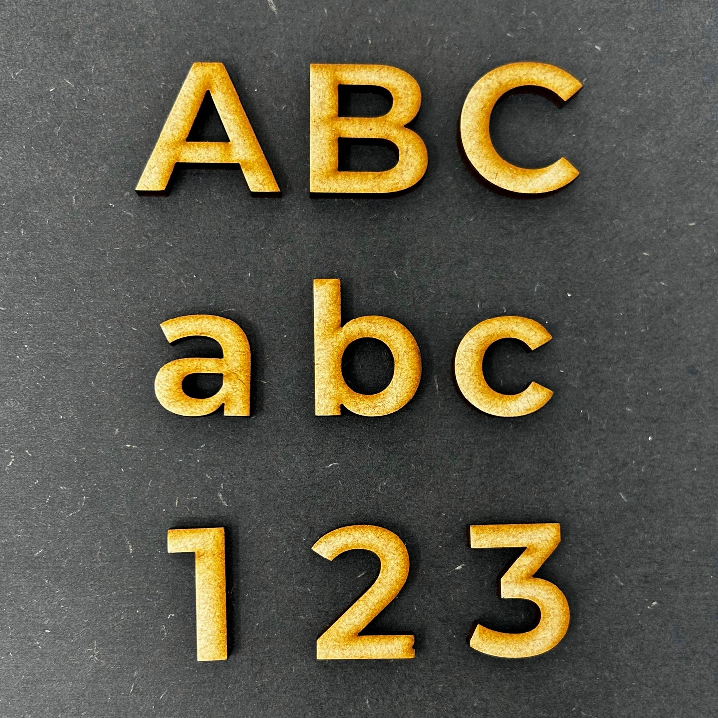 Wooden MDF Craft Letters - Montserrat