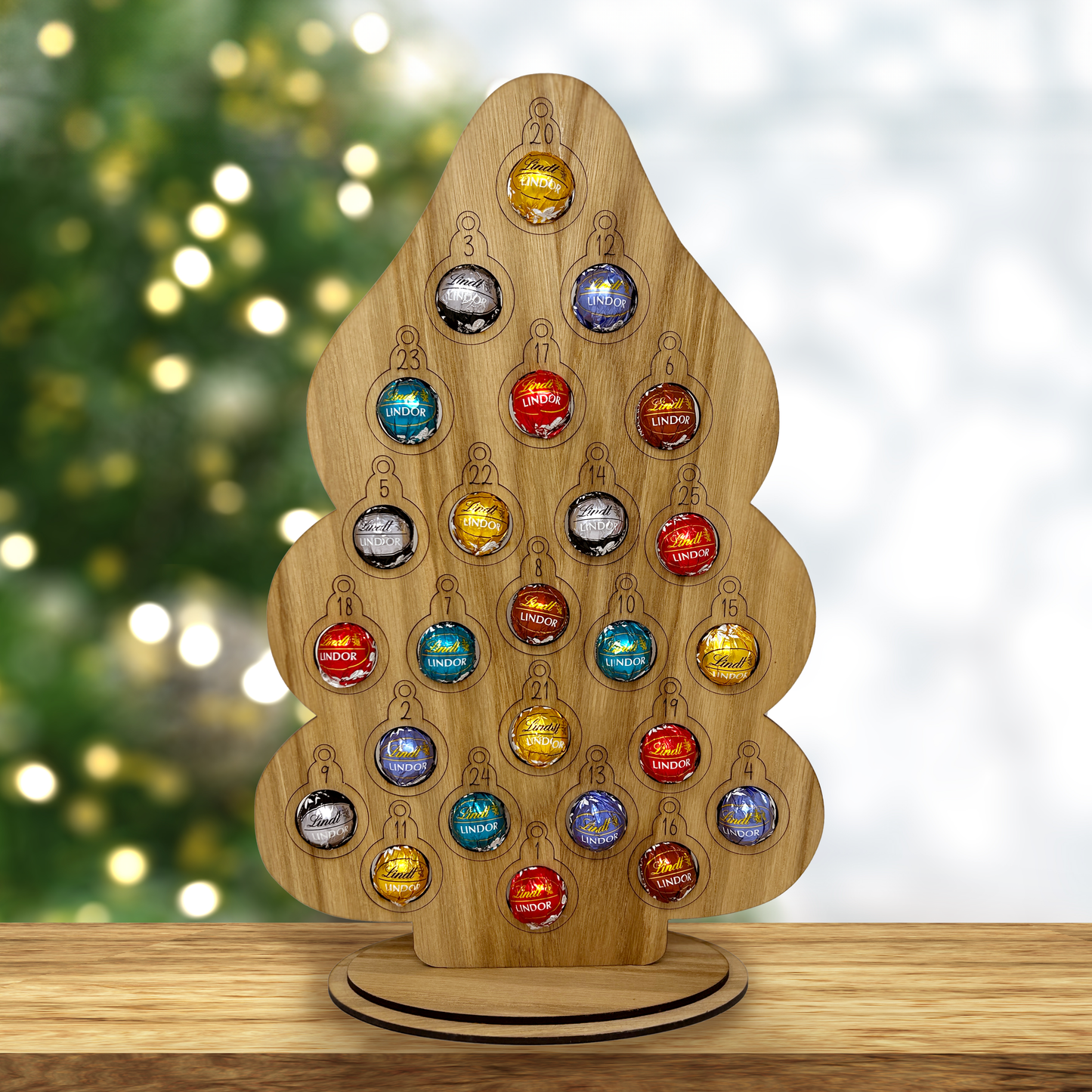 Chocolate Christmas Tree advent calendar