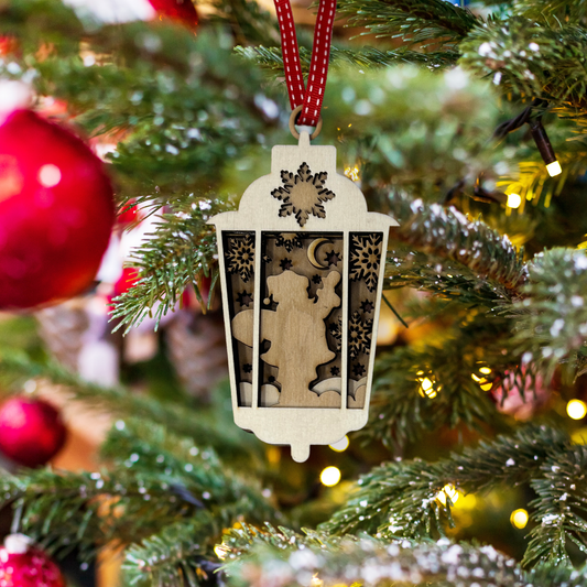 Lantern Christmas Tree Ornaments