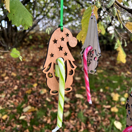 Christmas Gnome Candy Cane* Bauble