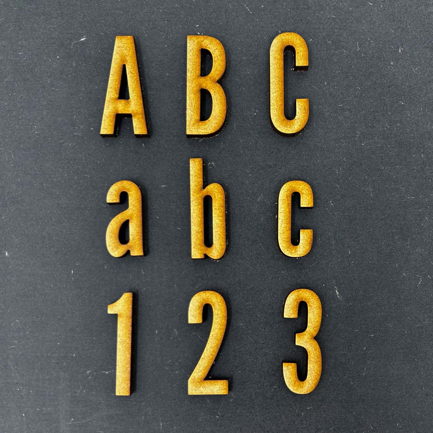 Wooden MDF Craft Numbers - League