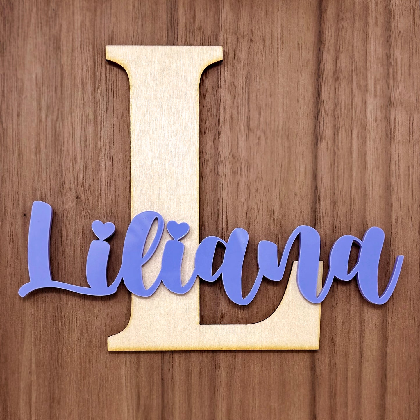 Personalised Name and Initial Door Sign