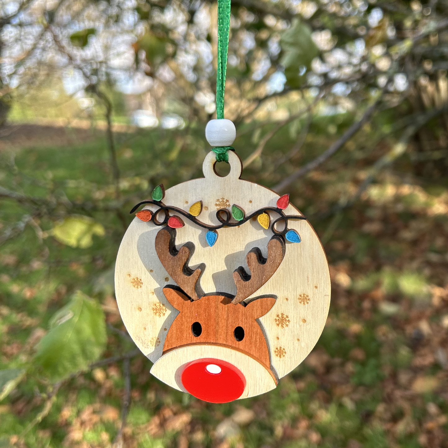 Handmade Reindeer Christmas ornament