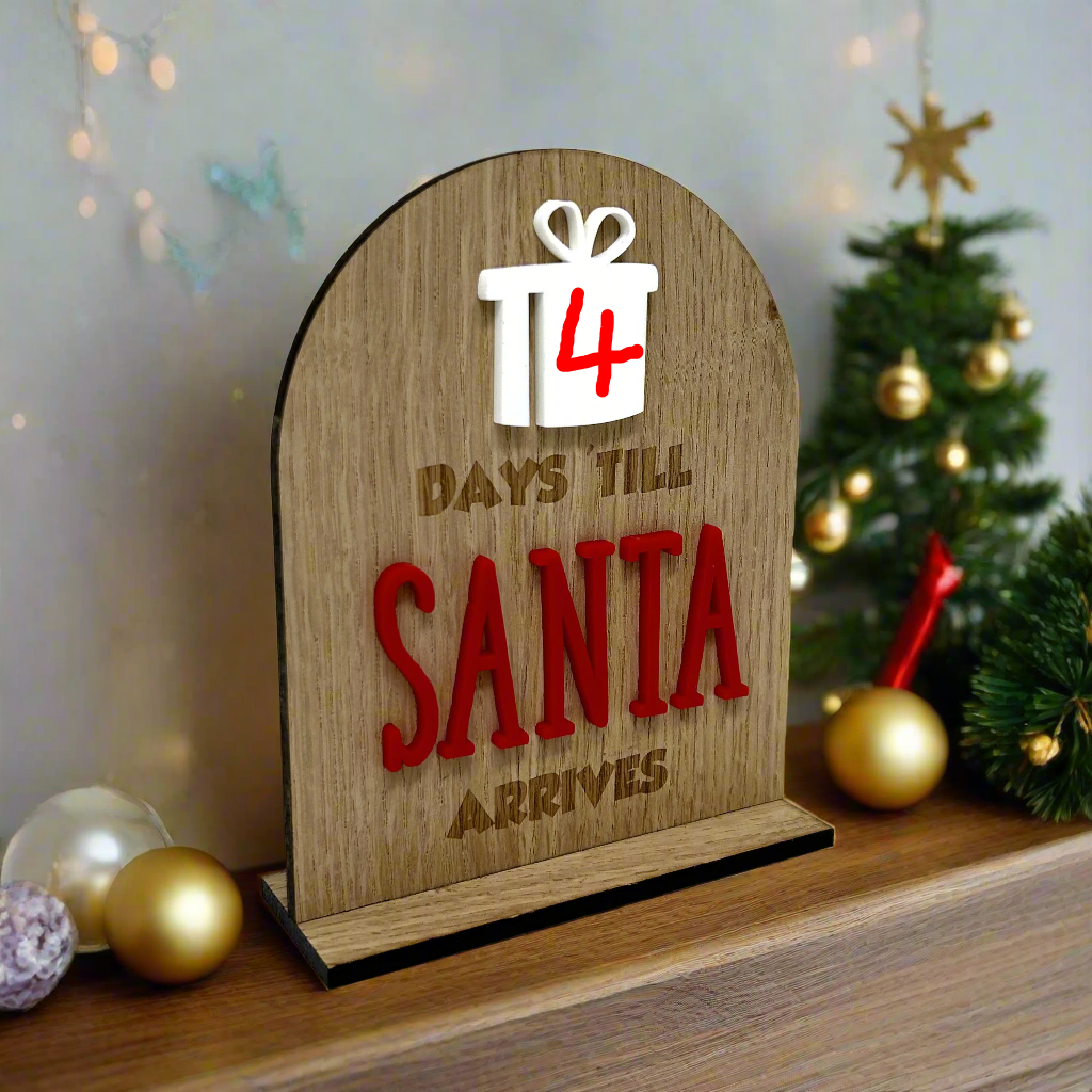 Countdown to Christmas - days till Santa arrives